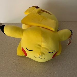 POKÉMON-Pokemon Pikachu Plush, 18-Inch Plush Toy - Adorable Sleeping Pikachu -